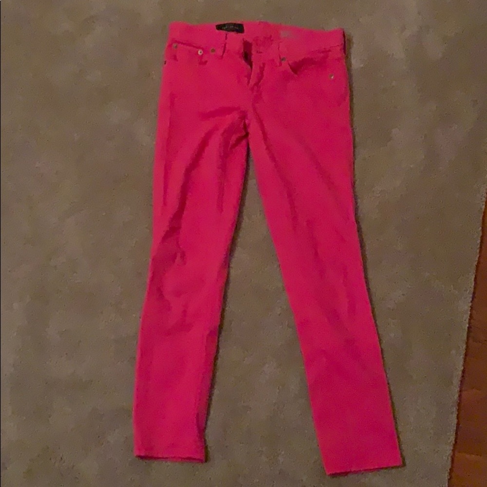 Women’s J Crew Pink Skinny Jeans - Size 26